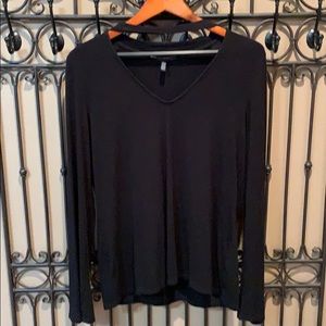 WHBM FLARED SLEEVE TOP